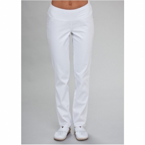 Spodnie medyczne ELDAN Rurki damskie z dzianiną