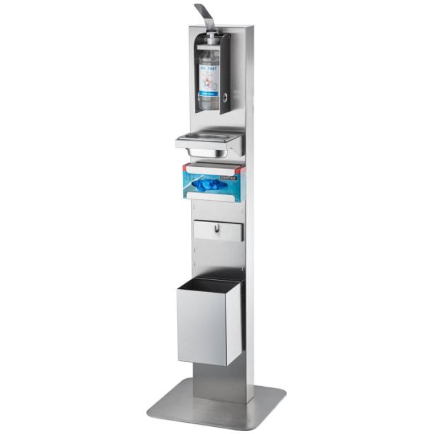 Stanowiska do dezynfekcji rąk i skóry Stan-mar Modułowy stojak do dezynfekcji 