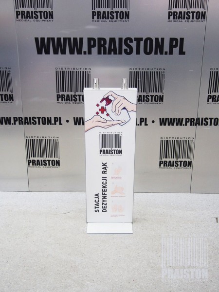 Stanowiska do dezynfekcji rąk i skóry Praistech Stanowisko do dezynfekcji