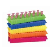 Statywy laboratoryjne Heathrow Scientific Na probówki 80-miejscowe PP