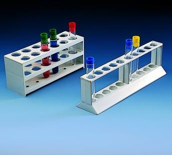 Statywy laboratoryjne Kartell Na probówki PP śr.18mm 250x60mm
