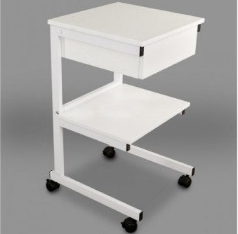 Stoliki medyczne Juventas Przyłóżkowy 2- półkowy + szuflada