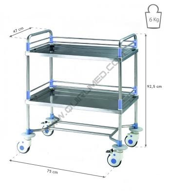Stoliki na instrumenty - asystory Hebei Pukang Medical Instruments 612-F19