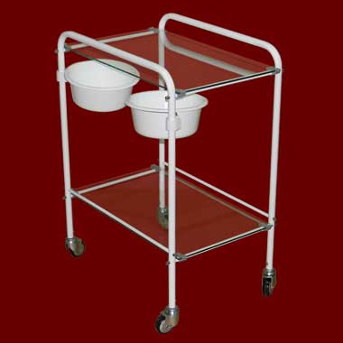 Stoliki na instrumenty - asystory Corrado Stolik zabiegowy szklane półki