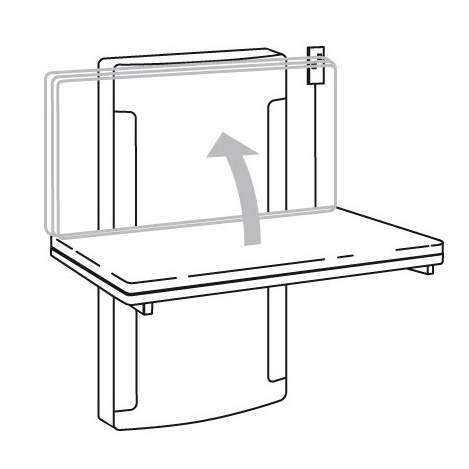 Stoły do pielęgnacji niepełnosprawnych - przewijaki Pressalit R8673000