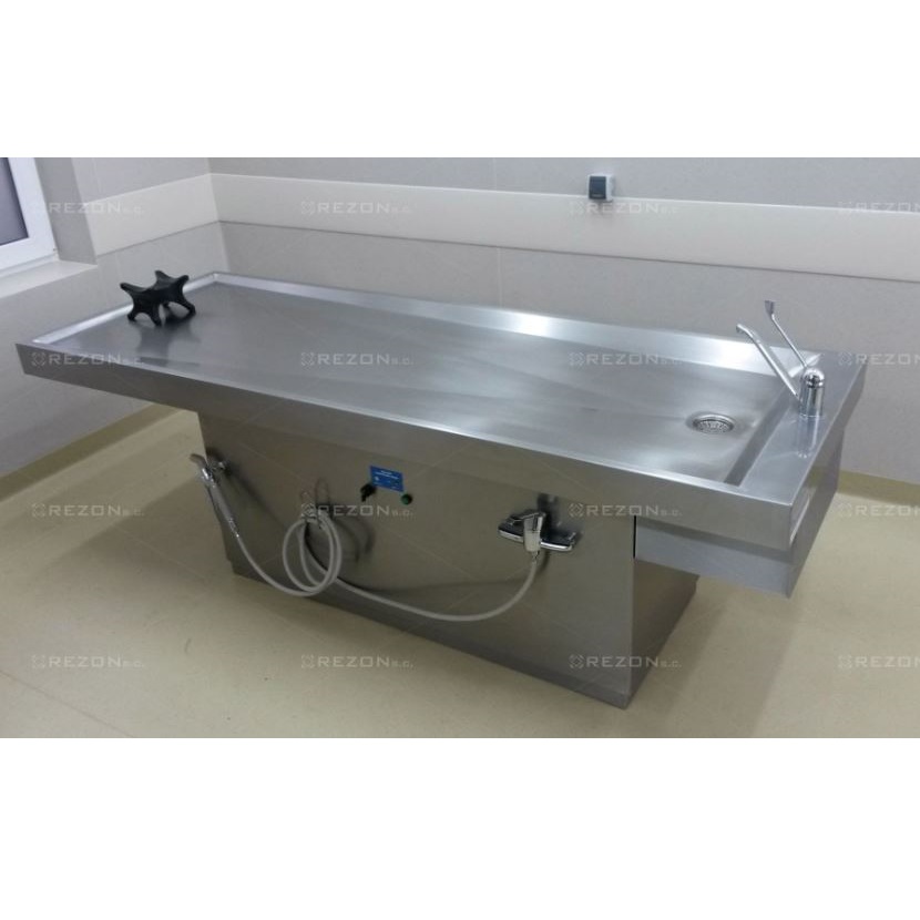 Stoły i wózki do mycia zwłok Rezon SMB-2