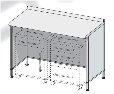 Stoły robocze TRIBO typ 1102