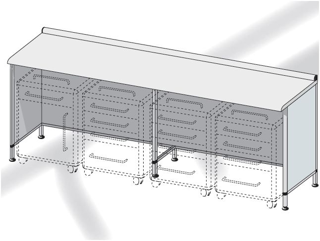 Stoły robocze TRIBO typ 1104