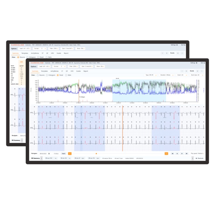 Systemy holterowskie EKG Cardioline ECGWebApp Holter