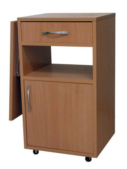 Szafki przyłóżkowe Burmeier Szafka przyłóżkowa z rozkładanym blatem