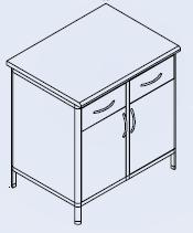 Szafki stojące FORMED SN2D/2S/60