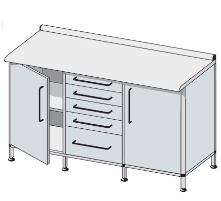 Szafki stojące TRIBO typ 3404