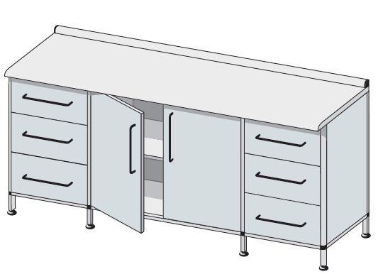 Szafki stojące TRIBO typ 3504