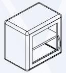 Szafki wiszące FORMED SW1DS/L/45
