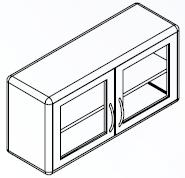 Szafki wiszące FORMED SW2DS/60