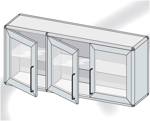 Szafki wiszące TRIBO typ 4104