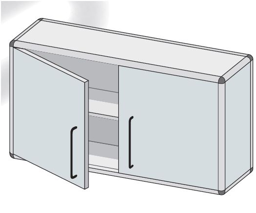 Szafki wiszące TRIBO typ 4202
