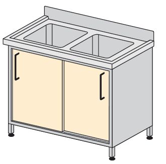 Szafki zlewozmywakowe TRIBO SK 3004/02