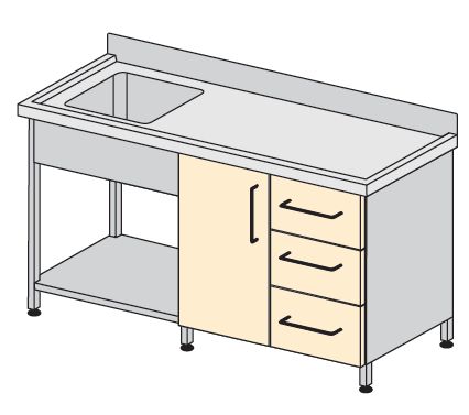 Szafki zlewozmywakowe TRIBO SK 3020/02