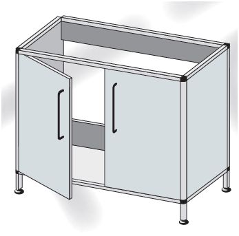 Szafki zlewozmywakowe TRIBO typ 3214