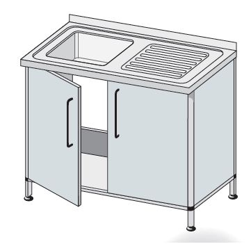 Szafki zlewozmywakowe TRIBO typ 3216