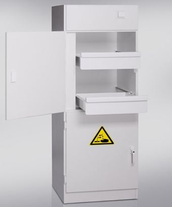 Szafy bezpieczeństwa na odczynniki chemiczne, butle POL-LAB Szafy na chemikalia