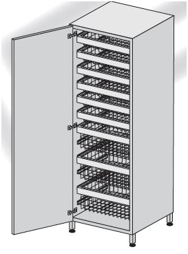 Szafy medyczne TRIBO K 612A