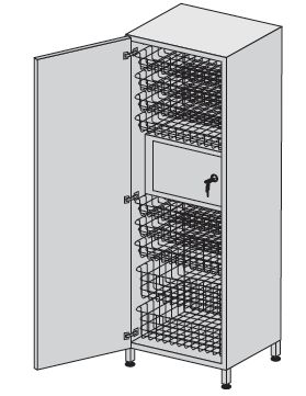 Szafy medyczne TRIBO K 614B