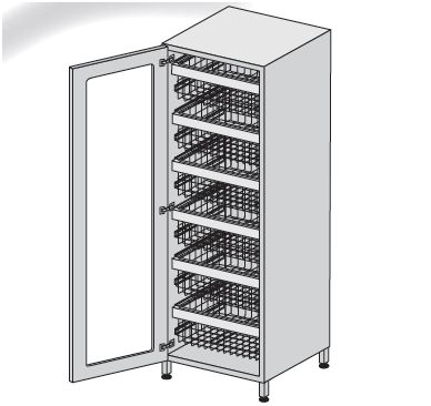 Szafy medyczne TRIBO K 618A