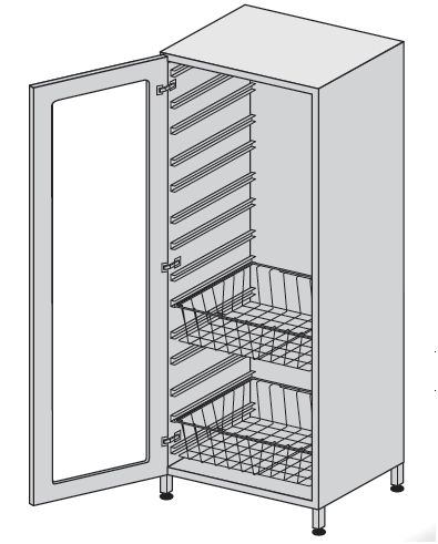 Szafy medyczne TRIBO SK 0407/01