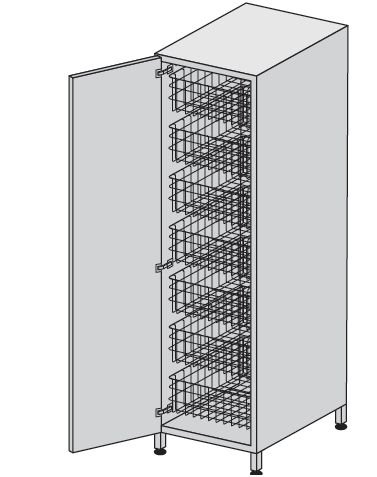 Szafy medyczne TRIBO SK 613C