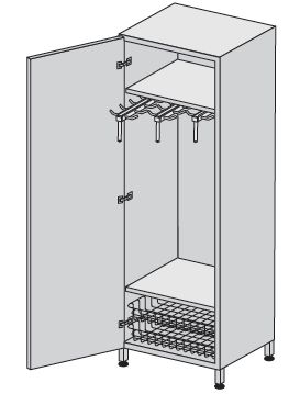 Szafy medyczne TRIBO SK 615B