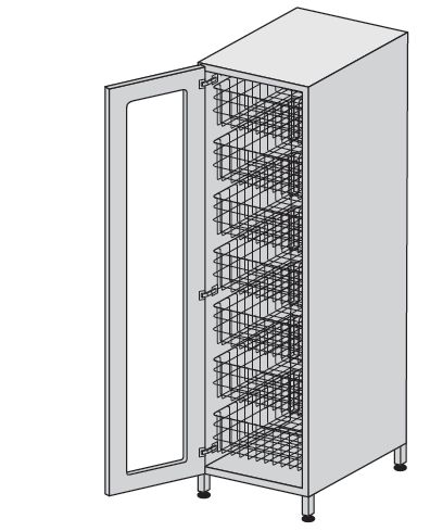 Szafy medyczne TRIBO SK 618C