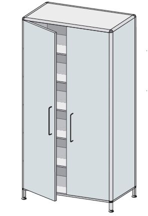 Szafy medyczne TRIBO typ 5301