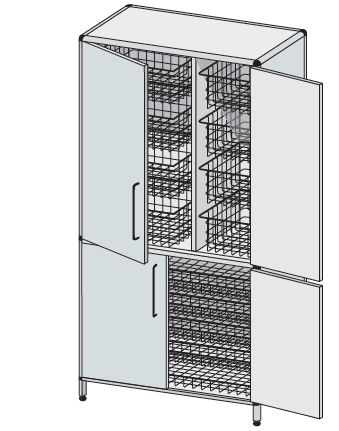 Szafy medyczne TRIBO typ S 923