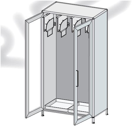 Szafy na endoskopy TRIBO typ 5304