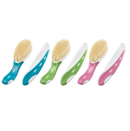 Szczotki i grzebienie do czesania niemowląt NUK Komplet