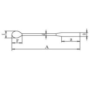 Szpatułki, łyżeczki i szufelki z metalu Bochem Mikrołyżeczko-szpatułka