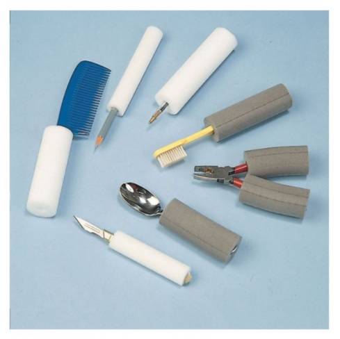 Sztućce dla pacjentów i osób niepełnosprawnych PDS CARE Piankowa tuba - ergonomiczny uchwyt