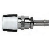 Szybkozłącza dla gazów medycznych GCE Szybkozłącza AGA z końcówką na wąż