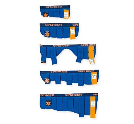 Szyny do unieruchomienia złamań SPENCER Blue Splint