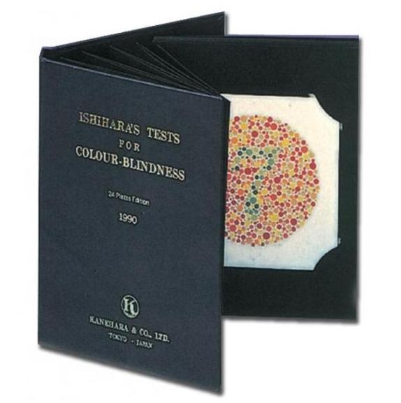 Tablice do rozpoznawania barw (Ishihary) Kanehara 10/14/24/38 tablic