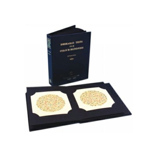 Tablice do rozpoznawania barw (Ishihary) Kanehara 24 tablice