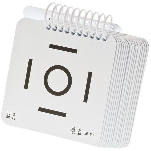 Tablice okulistyczne do badania ostrości wzroku Good-lite Symbole LEA Crowding 52088