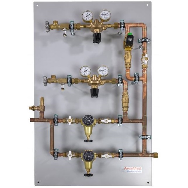 Tablice redukcyjne do gazów medycznych AwaMed - Medizintechnik redukcyjne