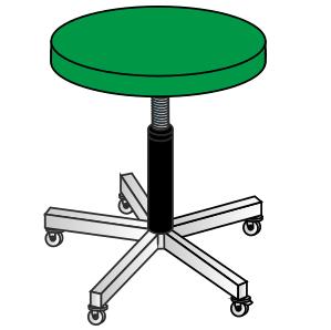Taborety medyczne i laboratoryjne KLAROMED KL208 401