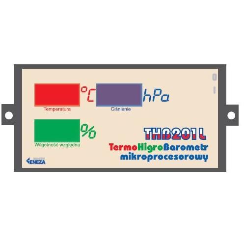 Termohigrobarometry elektroniczne Geneza THB-201L