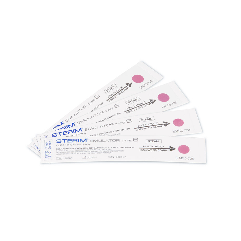 Testy chemiczne do sterylizacji parowej Informer Med Emulator 6