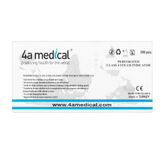 Testy chemiczne do sterylizacji parowej A4 Medical Industry klasa 4