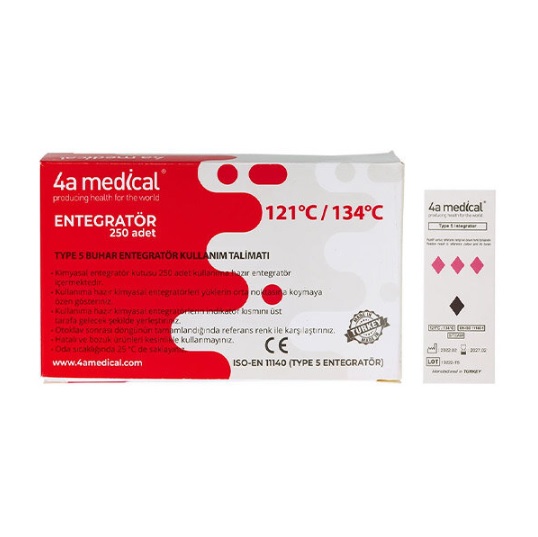 Testy chemiczne do sterylizacji parowej A4 Medical Industry klasa 5